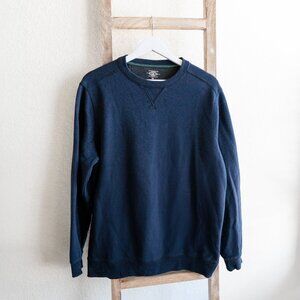 G.H. Bass & Co. Navy Blue Sweatshirt Men’s Size Medium Classic Crewneck Pullover